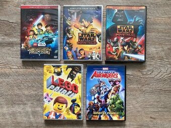 Filmová DVD Lego / Star Wars / Marvel
