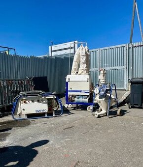 Omítací stroj a silomat M-Tec duomix + M-Tec SW140