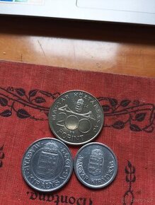 STŘÍBRNÝ 200 FORINT+1+2 PENGE PĚKNÉ - 1