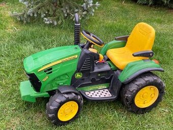 Elektrický traktor Peg Perego John Deere + 2x vozík