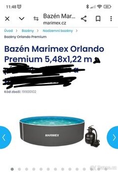 Bazén Marimex Orlando Premium