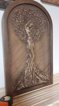 Drevený obraz 62×38cm,hrúbka 5cm buk