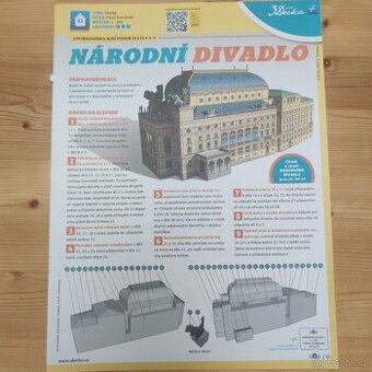 Sada vystřihovánek – Batman a Národní divadlo z ABC