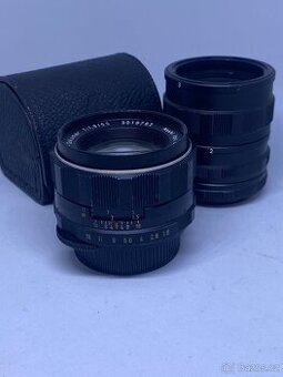 Asahi Pentax Super-Takumar 55mm f/1.8 + originální mezikrouž