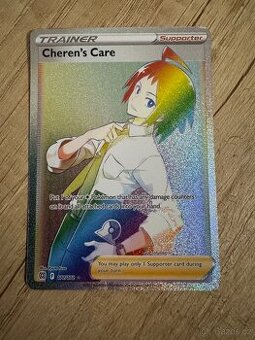 Prodám pokemon kartu Cherens Care