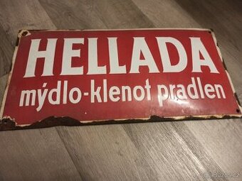 Cedule smaltovaná HELLADA
