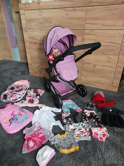 Miminko Baby born s kočárkem