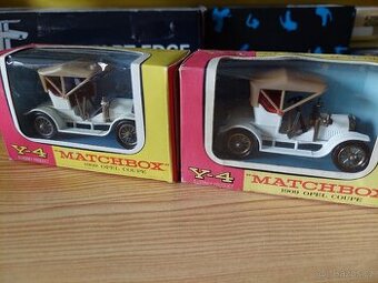 Matchbox yesteryear Y4 OPEL COUPE 2VARIANTY