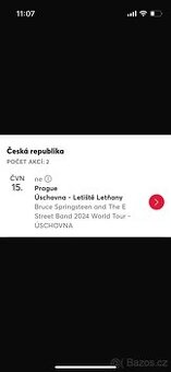 2x listek na Bruce Springsteen
