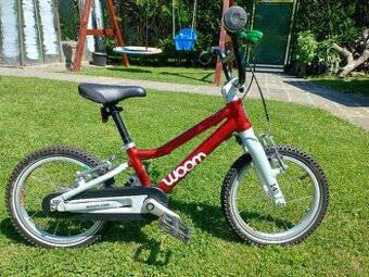 Woom 2 14 dětské kolo, super lehké, plus výbava, 10. výročí