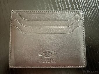 TOD'S pouzdro na kreditní karty, kůže, PC 5 700,-