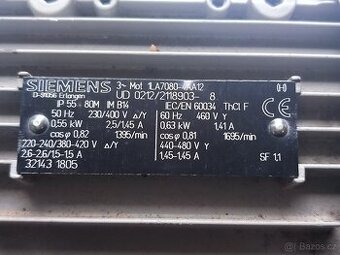 Elektromotor s převodovkou - 1