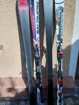 Sjezdové lyže Salomon a Rossignol