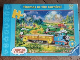 Mašinka Thomas jede na karneval Puzzle