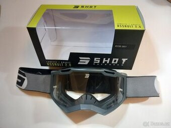 SHOT ASSAULT 2.0 ASTRO,motokrosové brýle,šedo-černé - 1