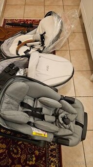 Luxusní kočárek Egg 3v1 - kompletní set a doplňky