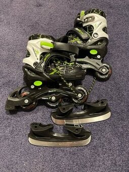 Rostoucí chlapecké brusle 26-29