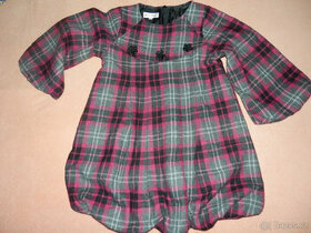 Prodám nemačkavé teplejší šatičky s podšívkou vel.110
