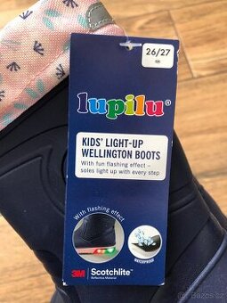 Dívčí svítící holinky Lupilu, vel. 26/27