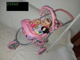Panenky domeček kočárek a jiná výbava ceny dle fotek