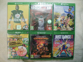 Hry na XBox ONE - Nové. Originál zapečetěné - Ceny v textu
