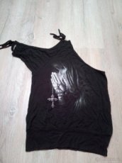 Triko s odhaleným ramenem, vel. S