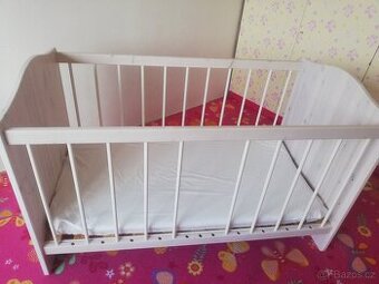 dřevěná postýlka 140x70