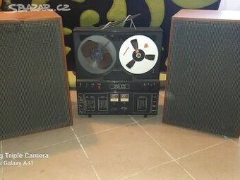 Kotoučový magnetofon Tesla B116 + repro