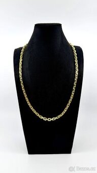 zlatý řetízek 106,37 g – Ruční výroba (Anker Pilka)