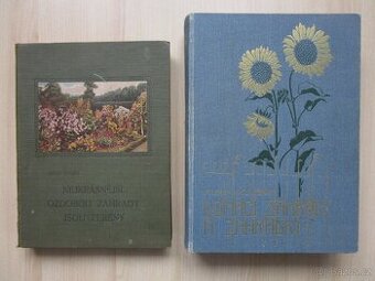 2x STARÁ ZAHRADNICKÁ KNIHA PERENY (TRVALKY), DOMÁCÍ ZAHRADY