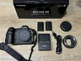 Canon EOS R + adapter EF- EOS R