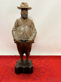 Dřevěná socha Sancho Panza 40cm Španělsko - 1