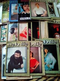 Časopis MELODIE 35 ks výběr z roku 1981-1985, Dárek CD