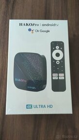 HAKO Pro TV box Android 11 s certifikáciou Google Netflix 4G