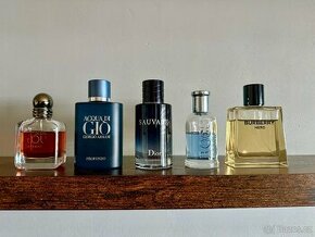 5x parfém pro muže / Armani / Dior / Burberry / Boss