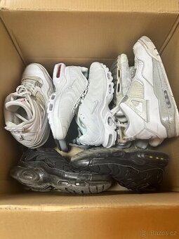 Nike TN, JORDAN 4, LACOSTE BOTY a ADIDAS SLIDES