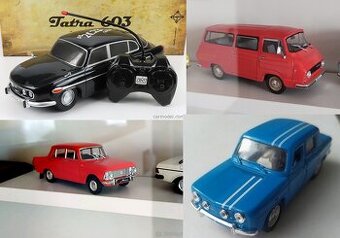Moskvič 412 + Renault 8 Welly.+ Škoda 1203