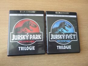 kompletni JURSKY PARK + JURSKY SVET ve 4K UHD+BD