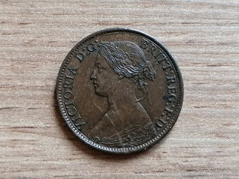 1/2 Cent 1861 kolonie Nova Scotia koloniální mince Kanada