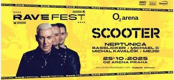 SCOOTER na RAVE Festivalu 25.10.2025 VIP klubové patro