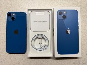 Iphone 13, 128 GB modrý - velmi dobrý stav - 1