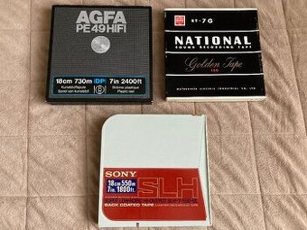 Magnetofonové pásky 3x