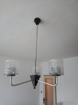 Prodám tříramenný lustr, RETRO