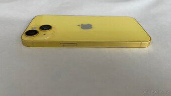 APPLE IPHONE 14 128 GB ŽLUTÝ,12 MĚSÍCŮ ZÁRUKA,JAKO NOVÝ