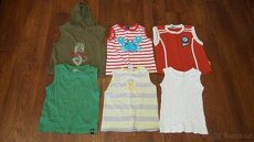 6x triko bez rukávů (tílko/nátělník) vel.98