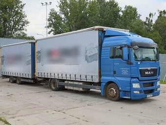 MAN TGX 18.360, EURO 5, 19 PALET, H. ČELO+PŘÍVĚS KRONE, 19 P