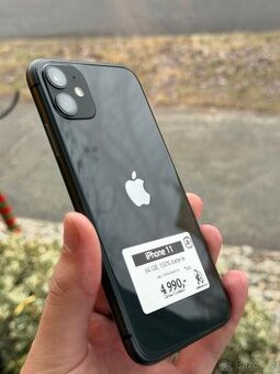 iPhone 11 - 64GB - 100% BAT - ČERNÁ - 12M ZÁRUKA - 1