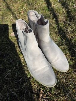 Semišové kozačky 42 Marco Tozzi