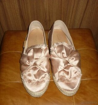 Dámské pudrově růžové espadrilky Gant