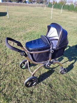 Nový kombinovaný kočárek 3v1 (černý)